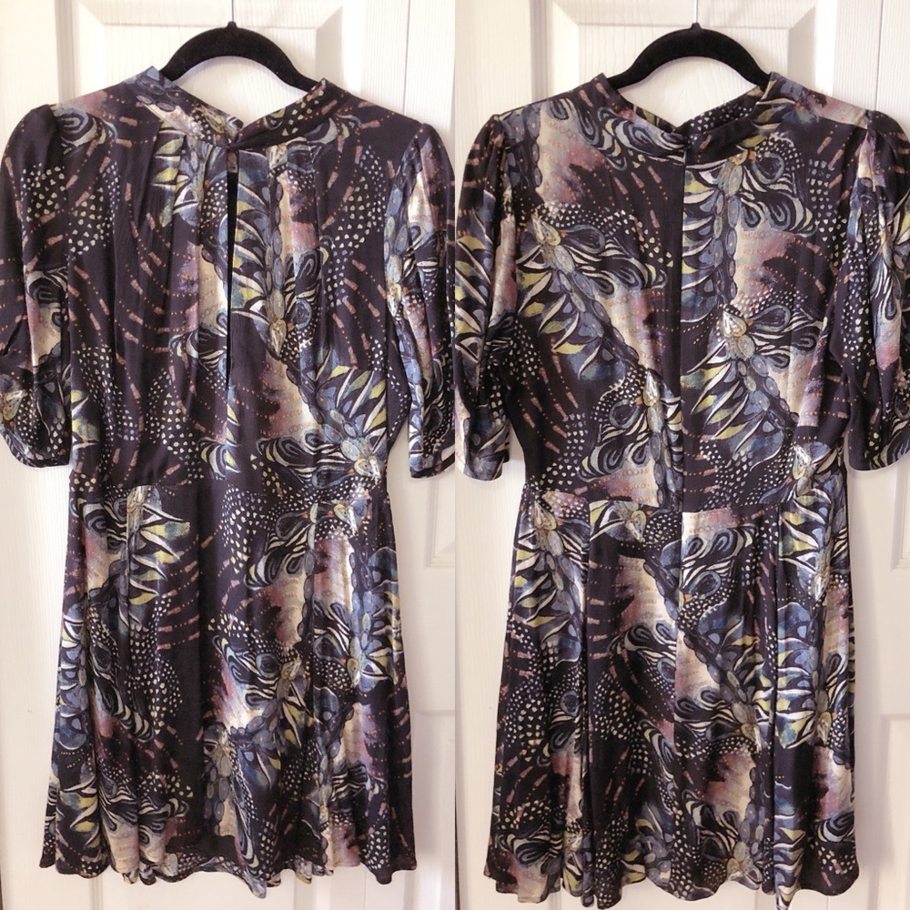 ❌SOLD❌High neck, keyhole free people dress